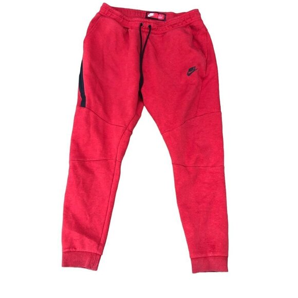 Nike Tech Fleece Jogger University Red Heather Large - Picture 3 of 6